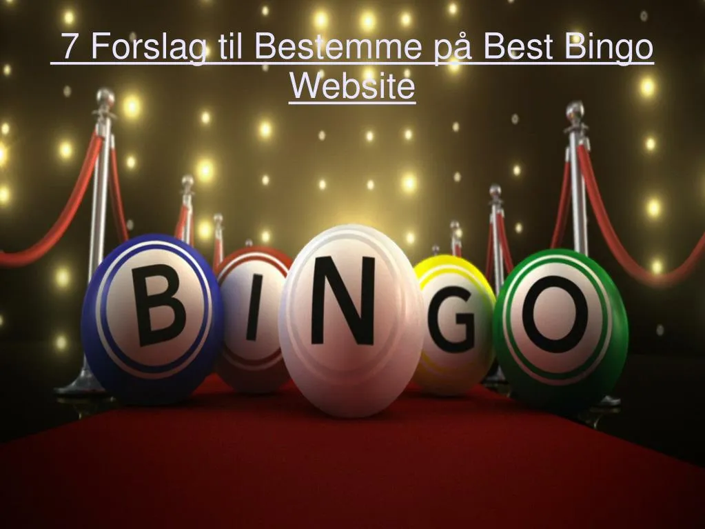 7 forslag til bestemme p best bingo website