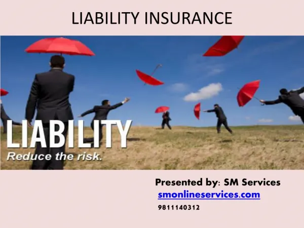 Buy liability insurance