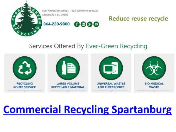 Commercial Recycling Spartanburg