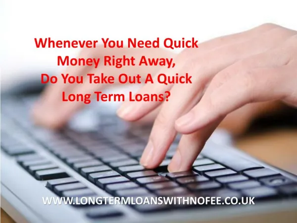 Long Term Loans With No Fee Borrow Simple Financing