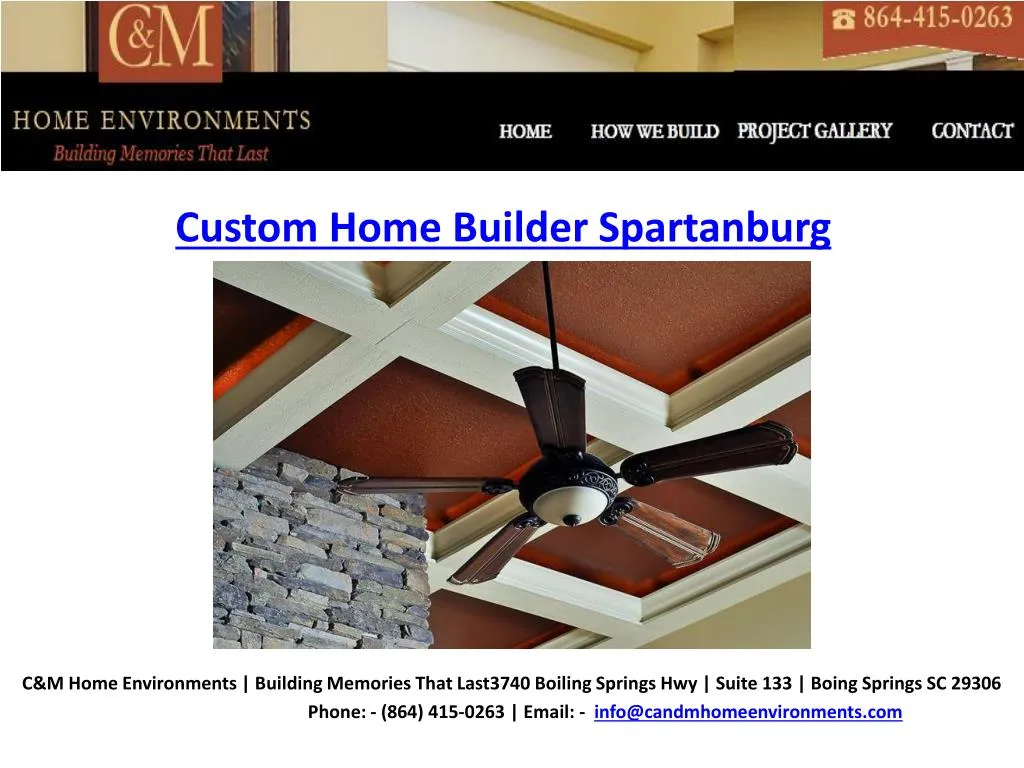 custom home builder spartanburg