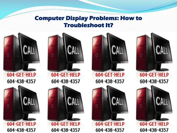 Computer Display Problems: How to Troubleshoot It?