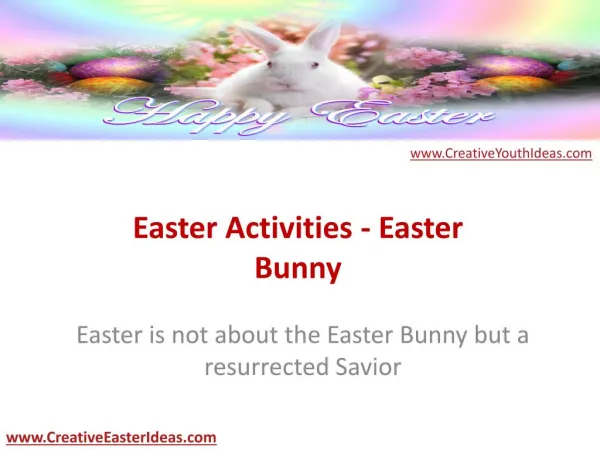 Easter Activities - Easter Bunny
