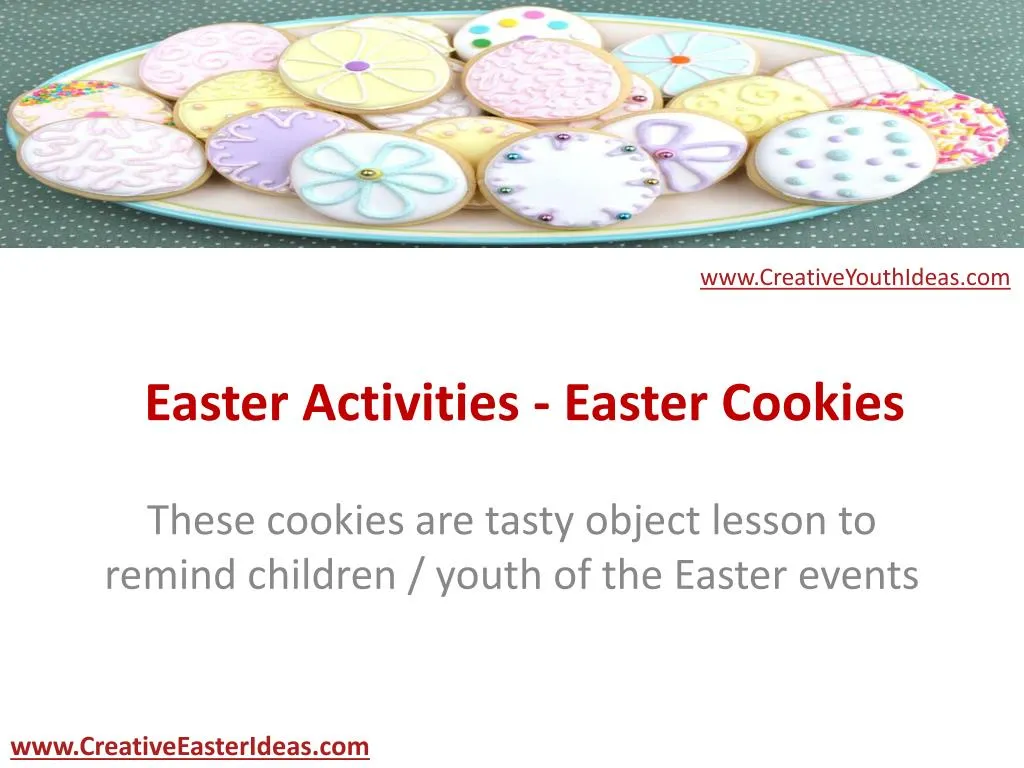 easter activities easter cookies