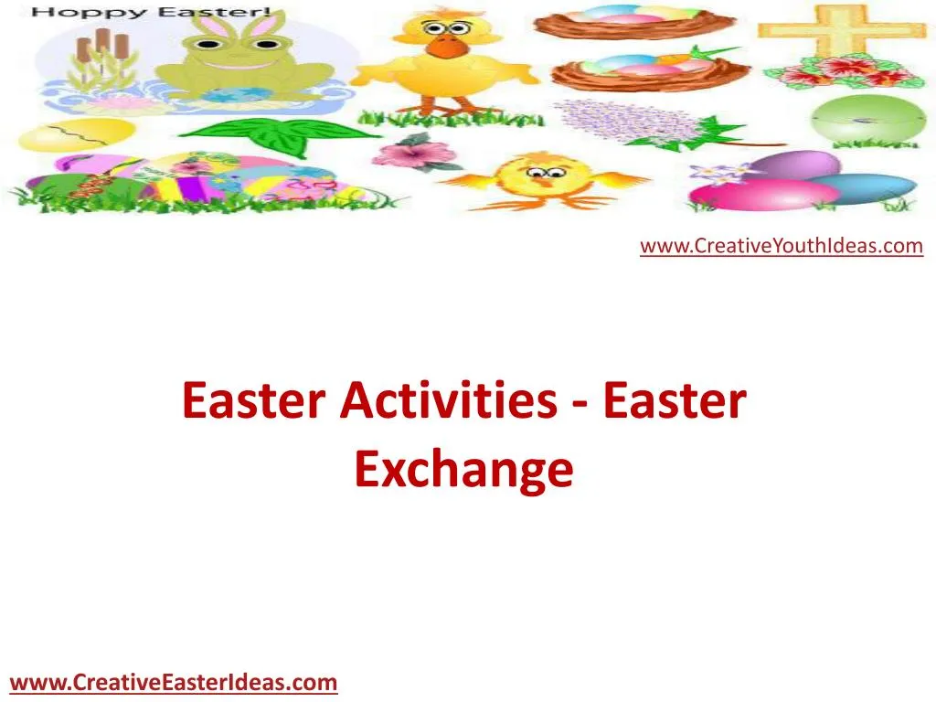 easter activities easter exchange