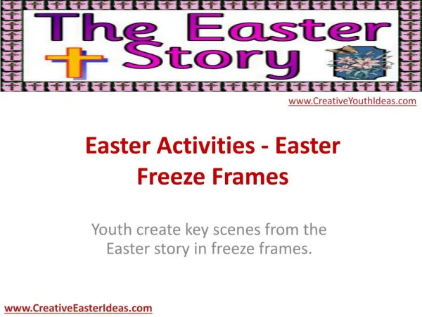 Easter Activities - Easter Freeze Frames