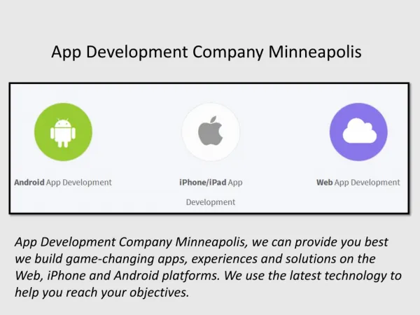 App Development Company Minneapolis