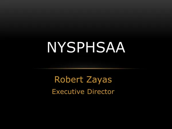 NYSPHSAA Report (2015)