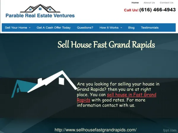 Sell House Fast Grand Rapids
