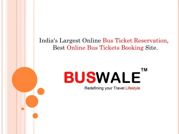 online bus tickets booking | bus ticket reservation - buswal