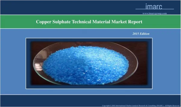 Copper Sulphate Market | Trends, Prices