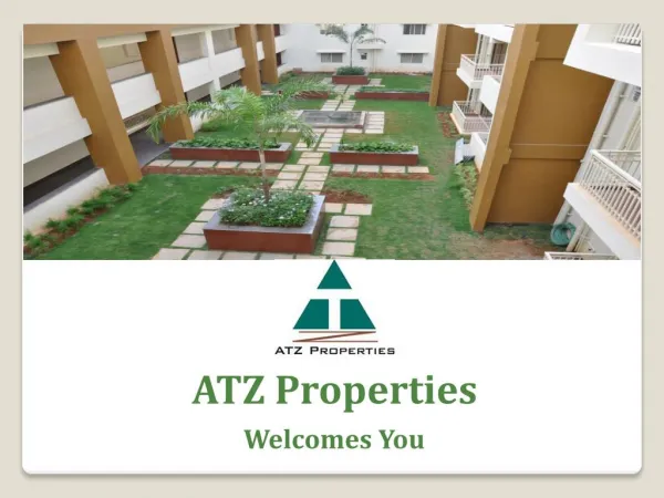 ATZ Estrella Residential Apartments in Whitefield Bangalore