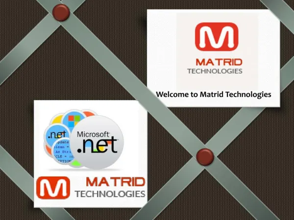 Presentation - Matrid Technologies