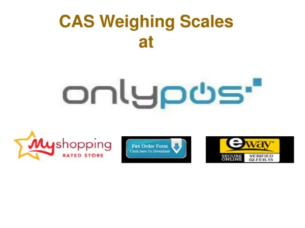 CAS Weighing Scale At OnlyPOS Australia