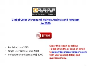 Global Color Ultrasound Industry Research Report 2015