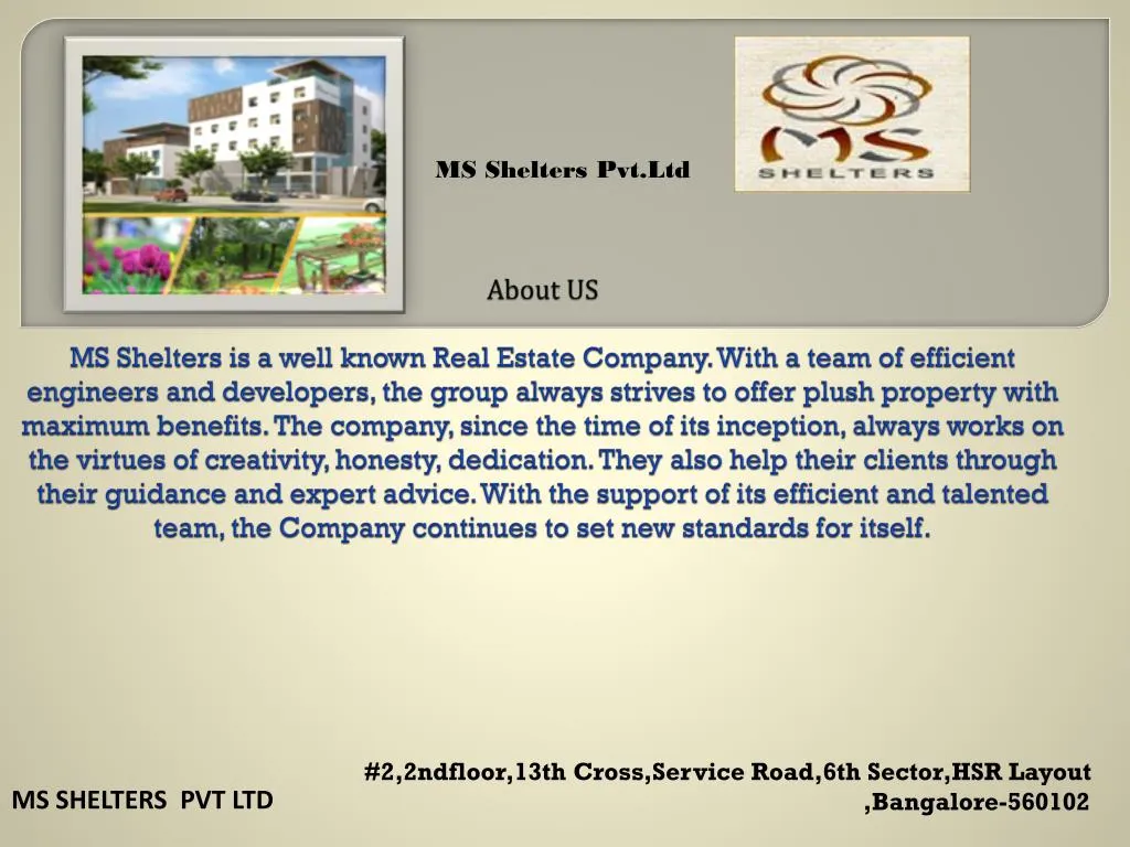 2 2ndfloor 13th cross service road 6th sector hsr layout bangalore 560102