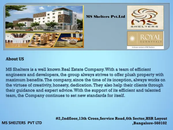 Residential Villas in Bangalore Call @ 7676 555 111