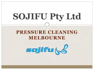 Sojifu Pty Ltd - slide 1