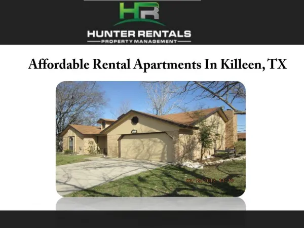 Affordable Rental Apartments In Killeen, TX