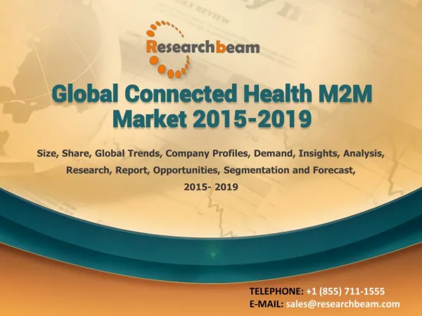 Global Connected Health M2M Market 2015-2019