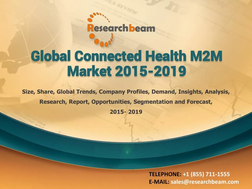 global connected health m2m market 2015 2019
