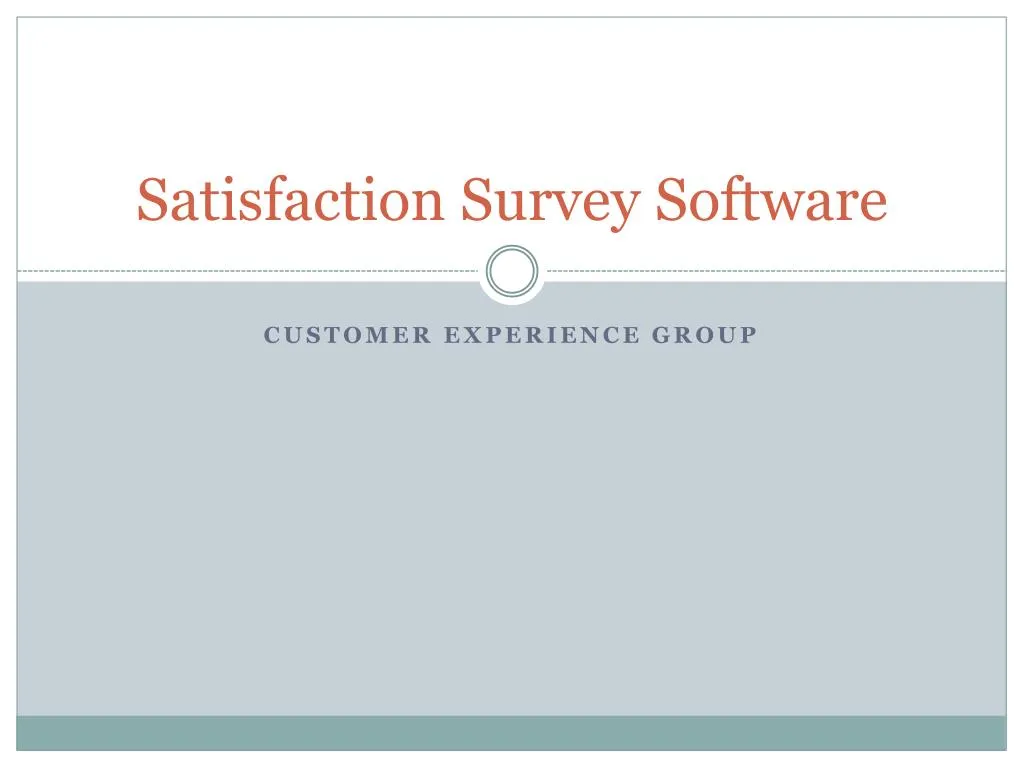 satisfaction survey software