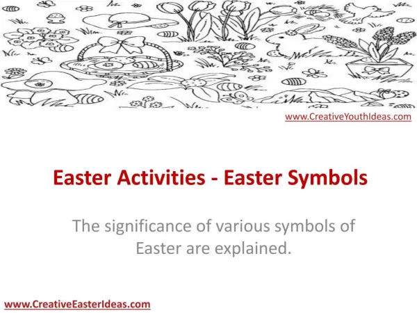 Easter Activities - Easter Symbols