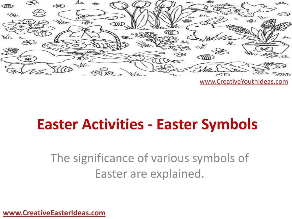 easter activities easter symbols