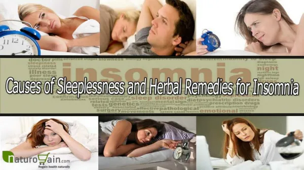 Causes of Sleeplessness and Herbal Remedies for Insomnia