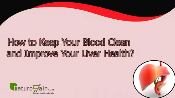 How to Keep Your Blood Clean and Improve Your Liver Health?