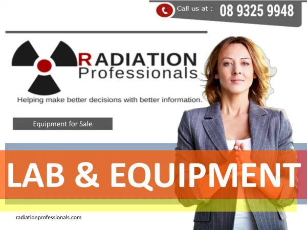 Radiation professionals - Radiation tools for sale