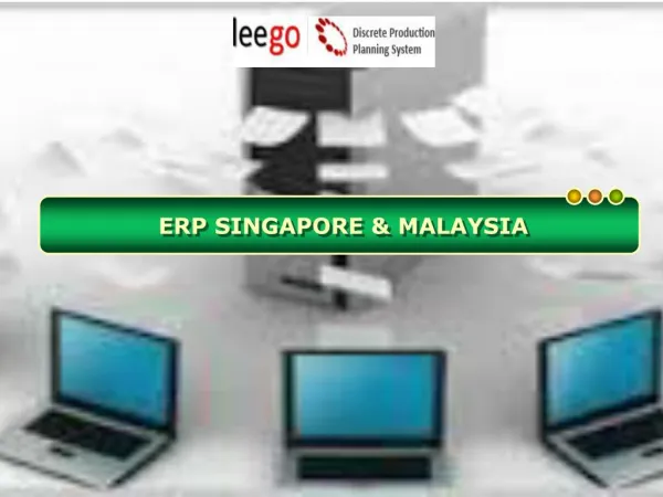 Advantages of ERP Singapore for Production Planning