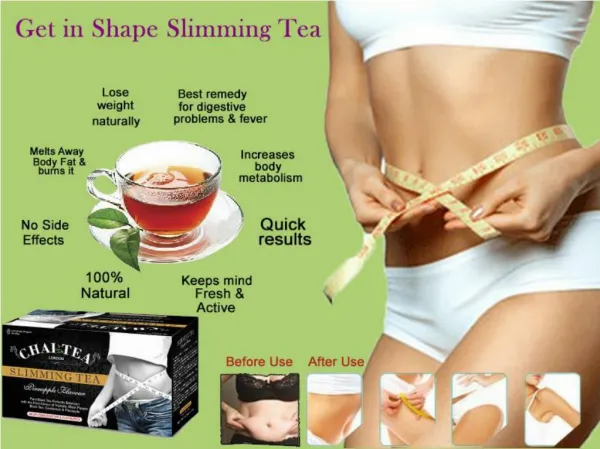 Wonderful Slimming Effects With Body Slim Tea For Weight Los