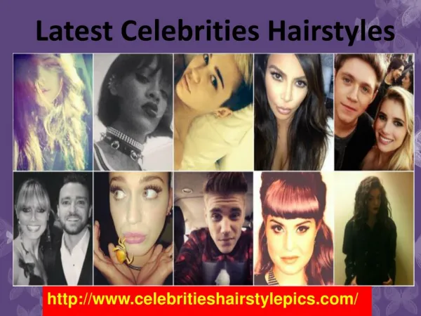 Celebrities Hairstyle Pics