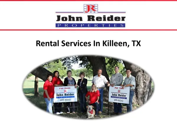 Rental Services In Killeen, TX