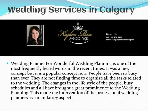 Wedding Services in Calgary
