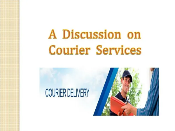 Presentation on Courier Service by RANDlogistics.com