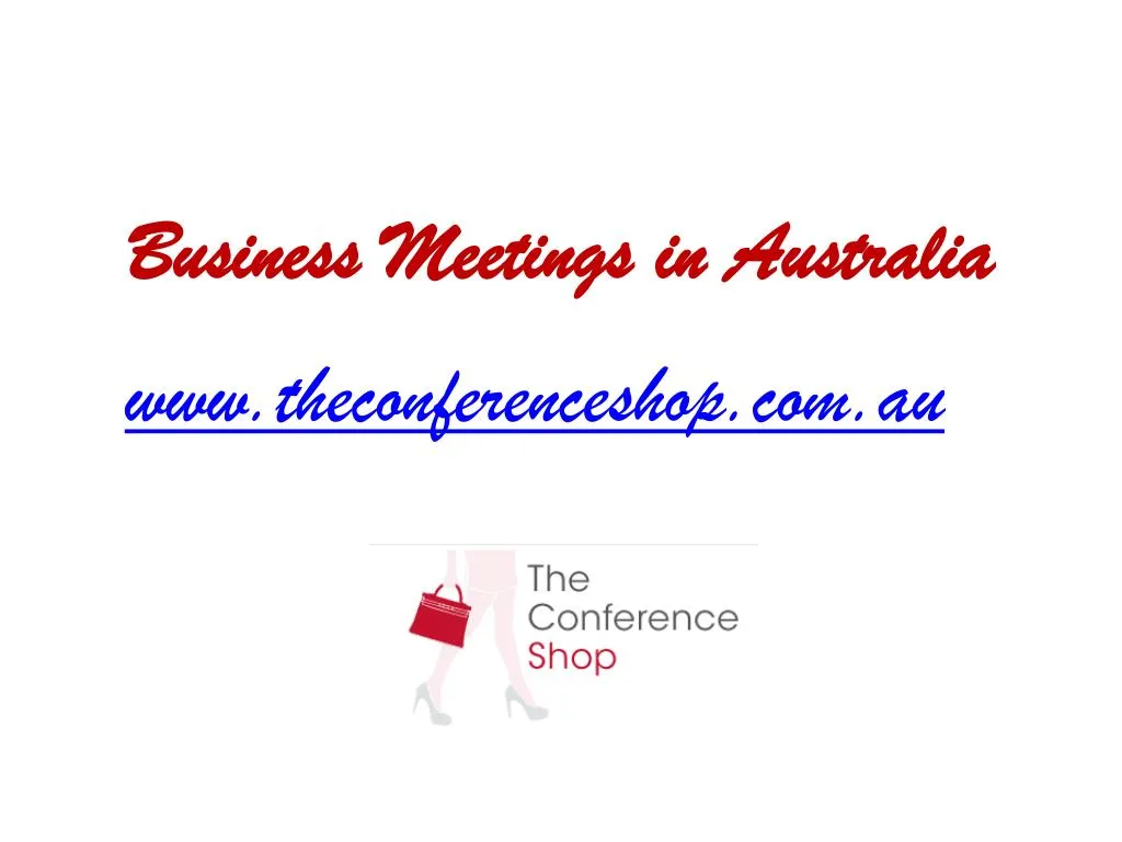 business meetings in australia