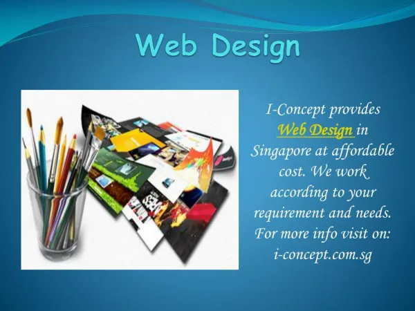 Effective Website Design Singapore with I-Concept