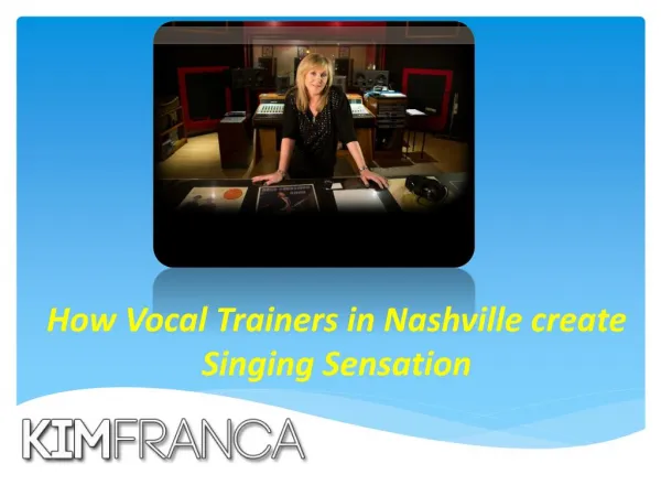 Vocal Trainers in Nashville