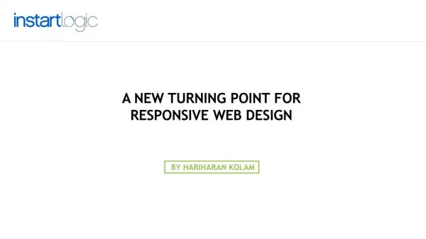 SmartVision - A New Turning Point for Responsive Web Design
