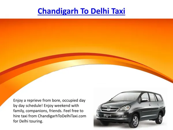 chandigarh taxi service
