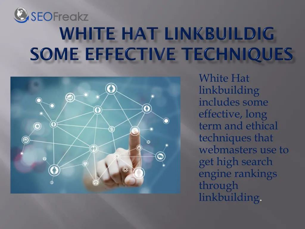 white hat linkbuildig some effective techniques