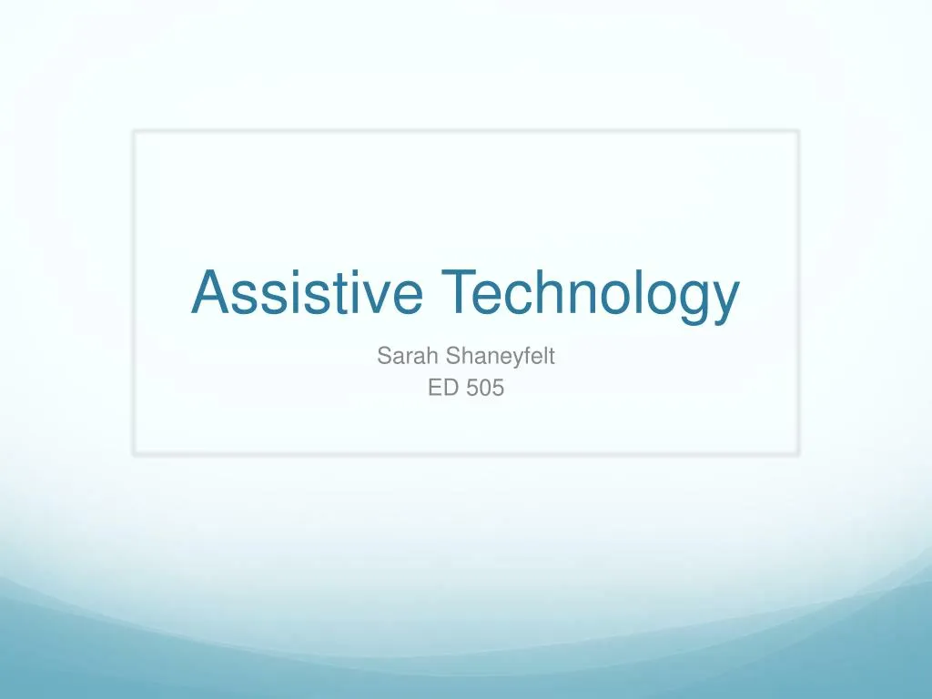 assistive technology