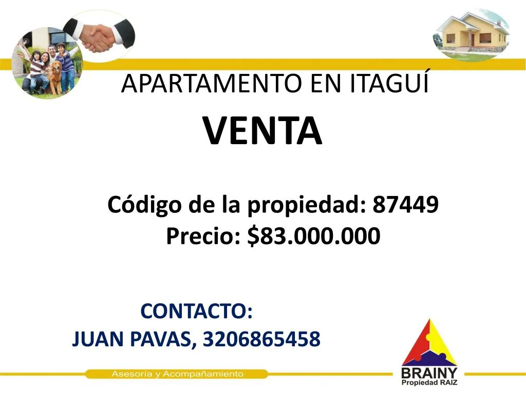 apartamento en itagu