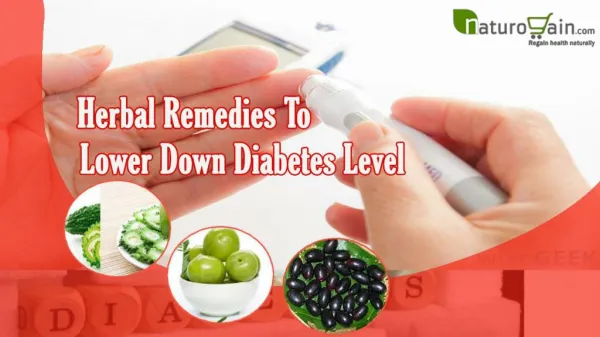 Herbal Remedies To Lower Down Diabetes Level In Healthy Way