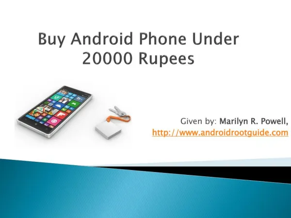 Buy Android Phone Under 20000 Rupees