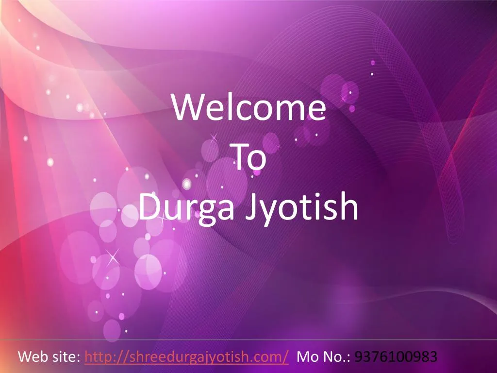 welcome to durga j yotish
