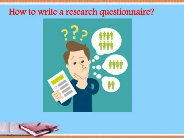 How to write a research questionnaire