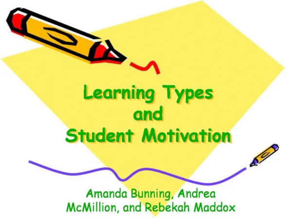 Learning Types and Student Motivation